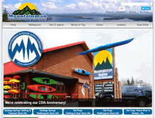 Tablet Screenshot of mountainmanoutdoors.com